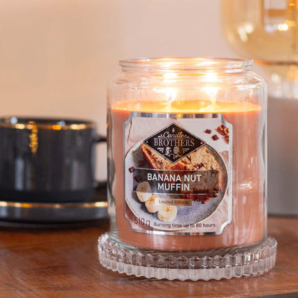 Bougie parfumée à deux mèches pour la relaxation