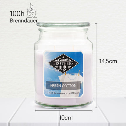 Bougie parfumée à deux mèches pour la relaxation