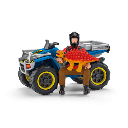 Schleich Dinosaurs Quad-Flucht vor dem Velociraptor