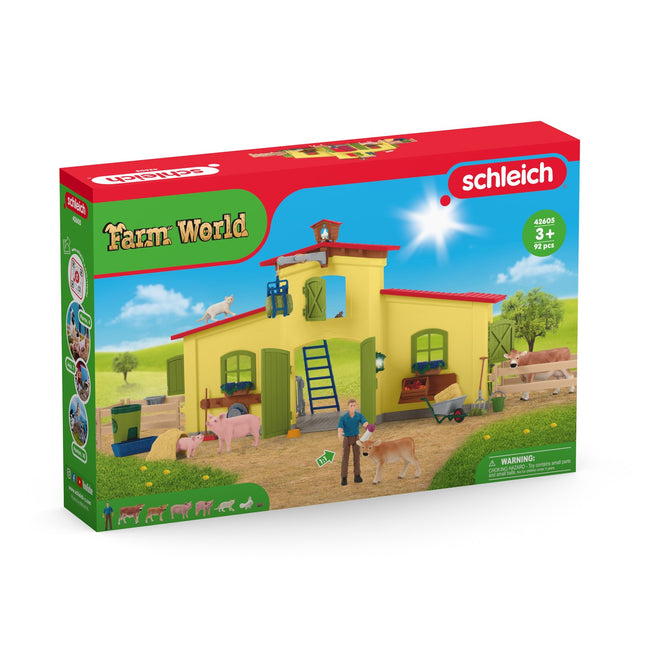 Schleich Farm World Playset Grande ferme avec animaux