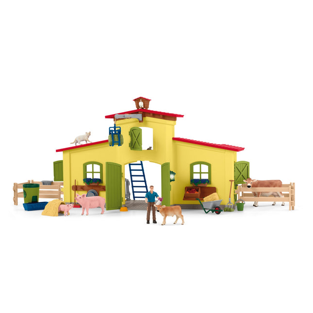 Schleich Farm World Playset Grande ferme avec animaux