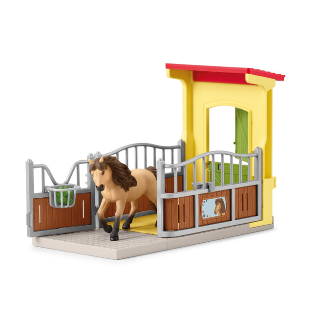 Schleich Farm World Playset Boîte à poney avec étalon poney d'Islande