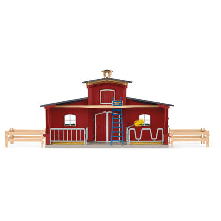 Schleich Farm World Playset Grange rouge avec animaux