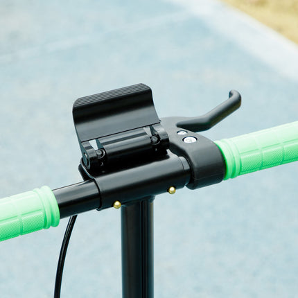 Trottinette pliable pour enfants avec guidon réglable en hauteur, 2 roues lumineuses, frein à main et frein de roue arrière, trottinette pour enfants de 3 à 8 ans, vert