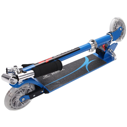 Trottinette trottinette trottinette enfant trottinette de ville pliable jusqu'à 70KG-bleu