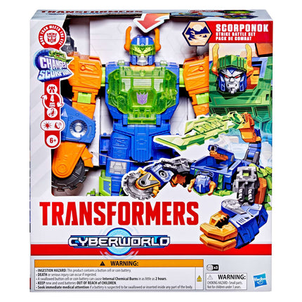 Figurine Scorponok Cyberworld, 35 cm, jouet de combat d'action