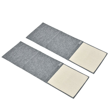 Sofa-Sessel-Kratzschutzmatten, 2er-Set, Sisal