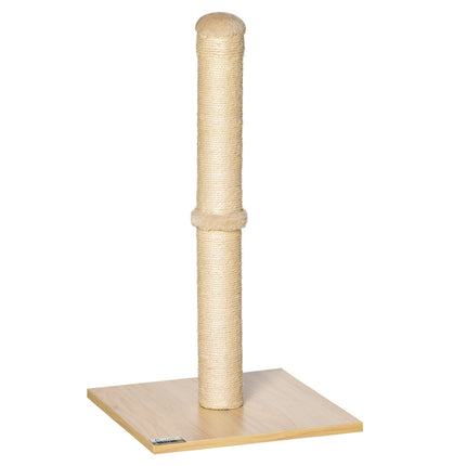 Katzenkratzbaum, Sisal mit Ball, Stall 60cm Beige