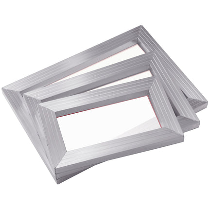 Screen Printing Kit, 3 Aluminum Frames 110 Mesh, Squeegee
