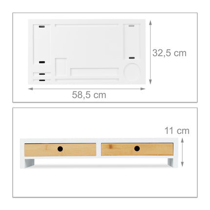 Support d'écran et rangement de bureau