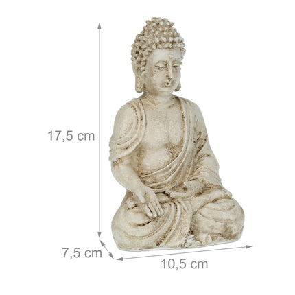 Sitzende Buddha Figur 17,5 cm