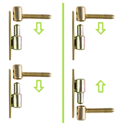 Sicherheitsgitter für Türen 72-122 cm 