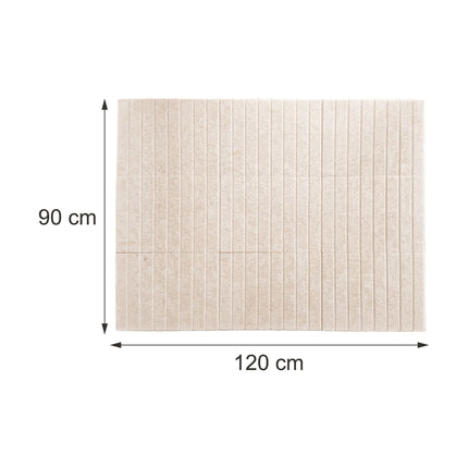Self-Adhesive Felt Pinboard, Beige, 120 x 90 cm