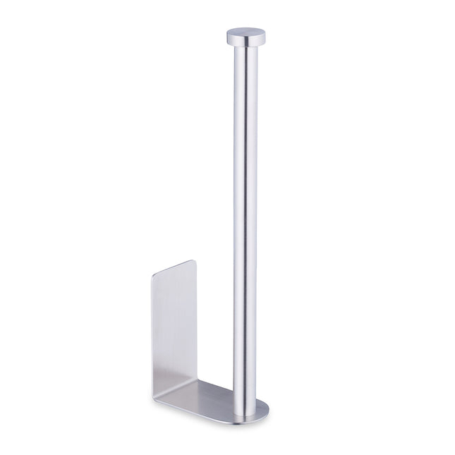 Porte-rouleau de papier toilette autocollant avec rangement pour rouleau de rechange