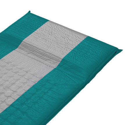 Self-Inflating Camping Mat, Blue-Gray, Compact Size