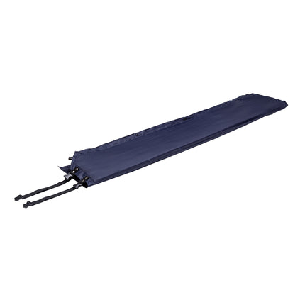 Matelas de camping autogonflant avec oreiller, bleu