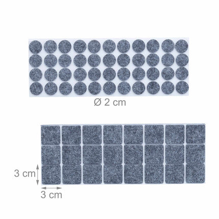 Selbstklebende Filzgleiter 180er-Pack