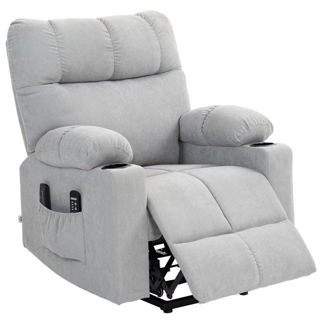 Elektrischer Relaxsessel mit Aufstehhilfe, Massage & Heizung