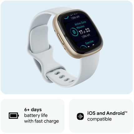 Sense 2, Blue Mist/Soft Gold