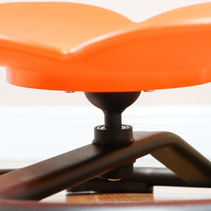Chaise sensorielle pour enfants, siège d'équilibre rotatif, plastique, orange