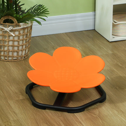 Chaise sensorielle pour enfants, siège d'équilibre rotatif, plastique, orange