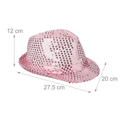 Paillettenhüte LED 2er Set