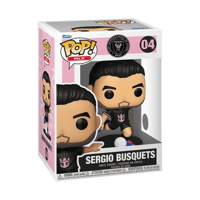 Figurine Funko Pop! en vinyle de Sergio Busquets - Inter Miami à collectionner