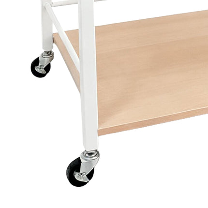 Servierwagen mit abnehmbarem Tablett und Bremsen