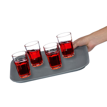Serviertablett 3er-Pack in Grau