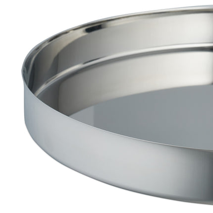 Serviertablett in Silber