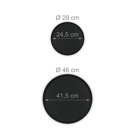 Ensemble de 4 plateaux de service 2 tailles