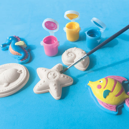 Ses Casting Et Peinture "Figures De L'Océan"