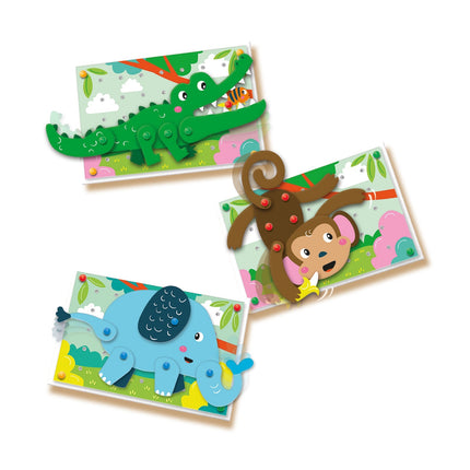Ses Mosaic Stecktafel-Tierpuzzles