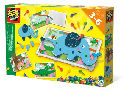Ses Mosaic Stecktafel-Tierpuzzles
