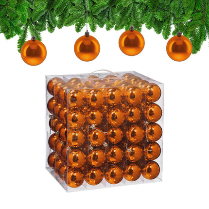 Lot de 100 boules de Noël brillantes