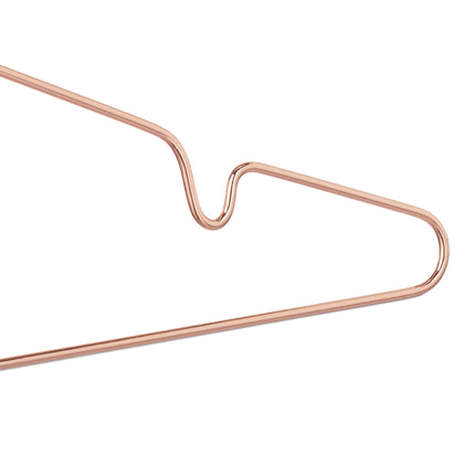 10er Set rosé-goldene Kleiderbügel