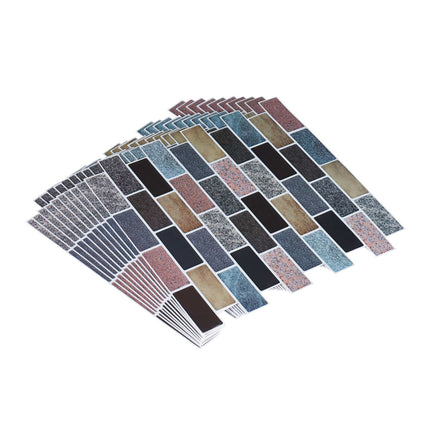 Lot de 10 autocollants muraux en pierre pour carrelage