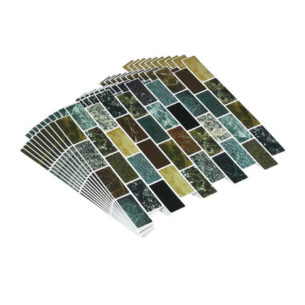 Lot de 10 autocollants muraux en pierre pour carrelage
