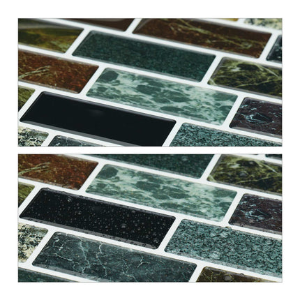 Lot de 10 autocollants muraux en pierre pour carrelage