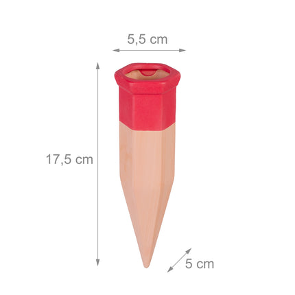 Lot de 10 cônes en argile