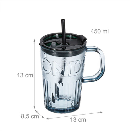10er-Set Trinkgläser mit Henkel