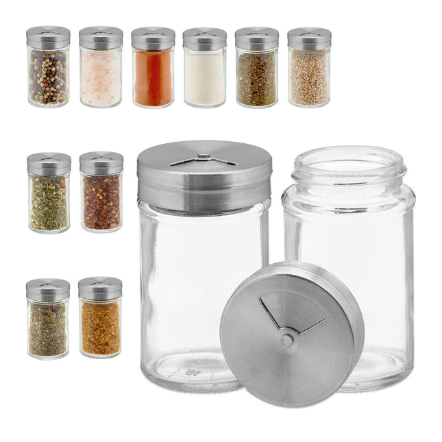Lot de 12 pots à épices