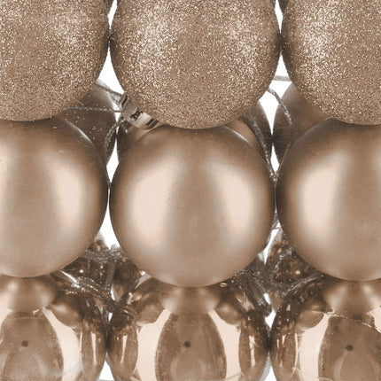 Lot de 150 boules de Noël - Finitions variées