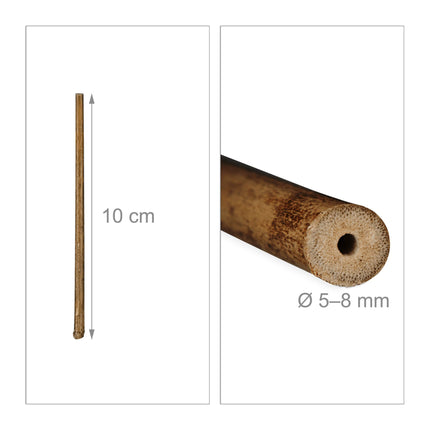 200 Bambusstäbe 10 cm