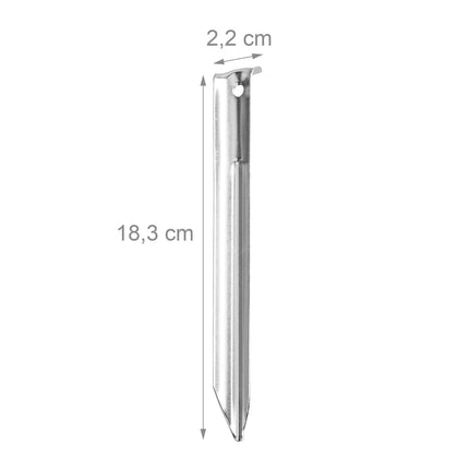 Lot de 20 piquets de tente