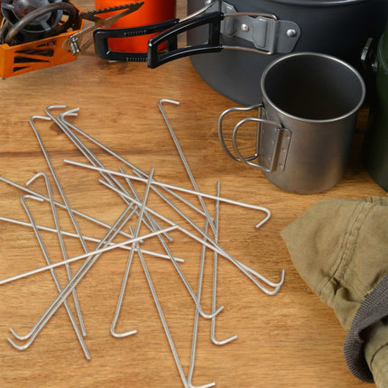 Lot de 25 piquets de tente