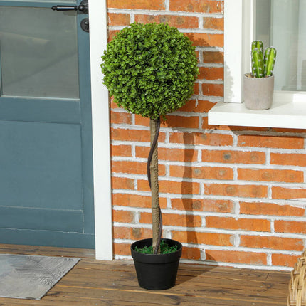 Lot de 2 Eucalyptus Artificiels 90 cm Plante d'intérieur Plante Artificielle en Pot Grandes Plantes décoratives pour Bureau à Domicile Couloir Jardin Vert