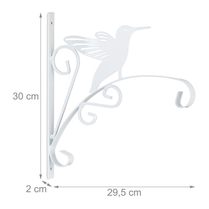 Lot de 2 supports pour panier suspendu Oiseau