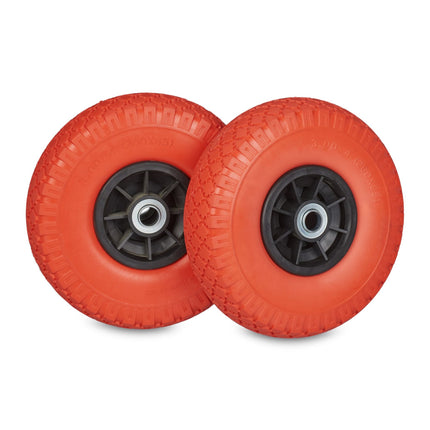 2er Set PU Sackkarrenräder 3.00-4