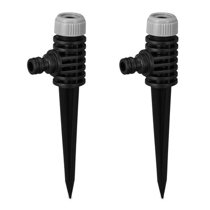 Lot de 2 arroseurs à picots noir/gris
